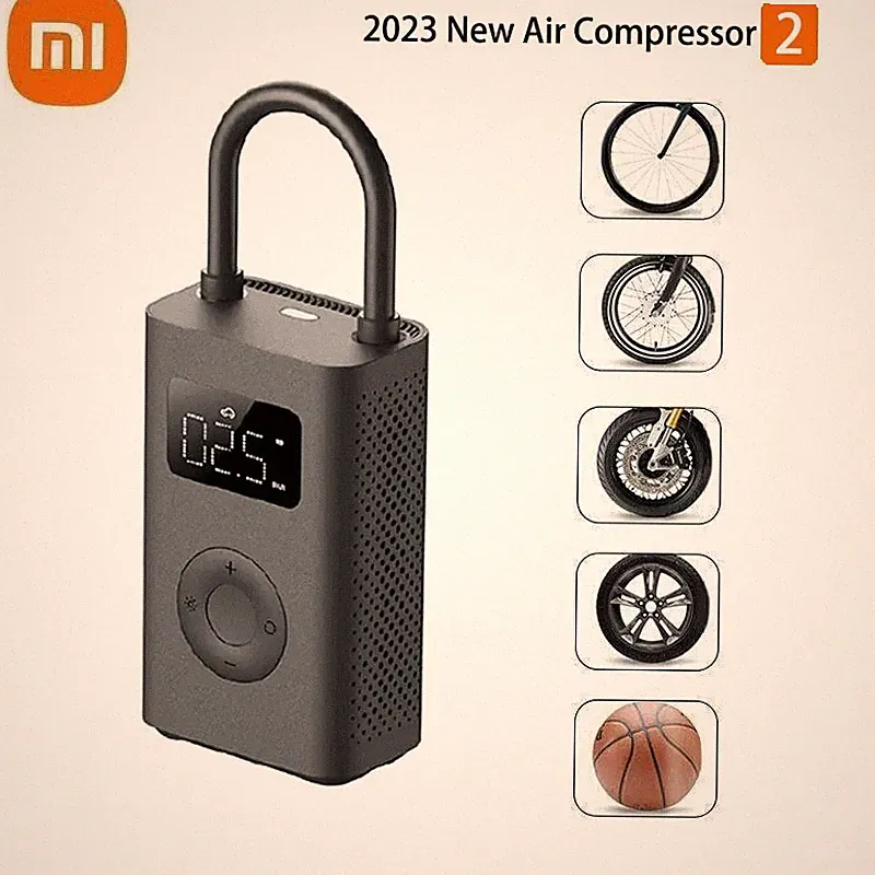 Xiaomi Digital Tyre Inflator Air Compressor 2 Bike Tire Pump AU Stock