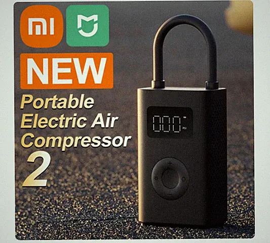 Xiaomi Portable Electric Air Compressor 2 Electric Air Pump 2 Treasure 150 Psi